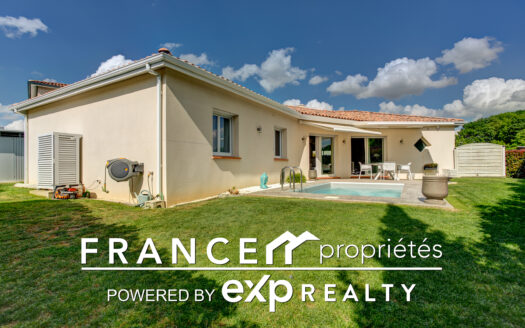 Maison contemporaine 120 m² – 4 chambres – Piscine – DPE B